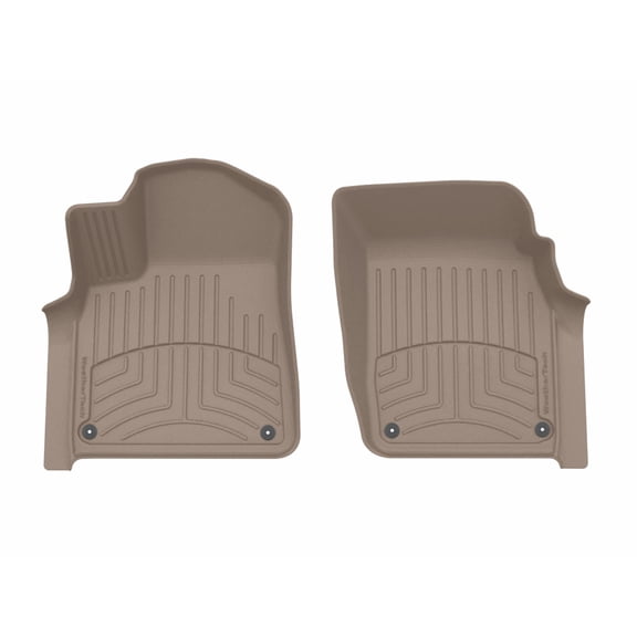 WeatherTech FloorLiner HP Custom Fit Floor Mats compatible with Audi rsq8performance, Q7, SQ8, RS Q8, Q8 - 1st Row (Driver & Passenger), Tan
