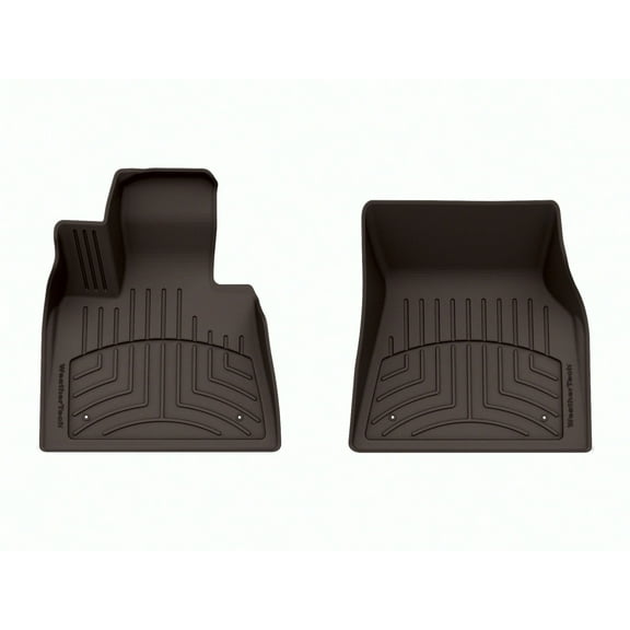 WeatherTech FloorLiner HP Custom Fit Floor Mats compatible with BMW X5 50e, X5 M Competition, X5 M60i, X6 M50i, X6 M60i, X7 40i - 1st Row (Driver & Passenger), Cocoa