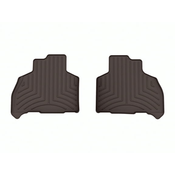 WeatherTech FloorLiner HP Custom Fit Floor Mats compatible with BMW ALPINA XB7, X7 40i, X7 50i, X7 M50i, X7 M60i - 2nd Row, Cocoa
