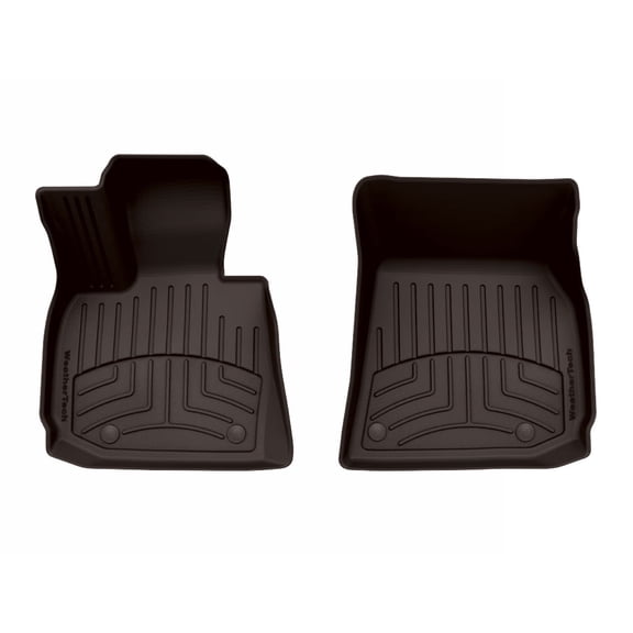 WeatherTech FloorLiner HP Custom Fit Floor Mats compatible with BMW x330, X3 M50 - 1st Row (Driver & Passenger), Cocoa