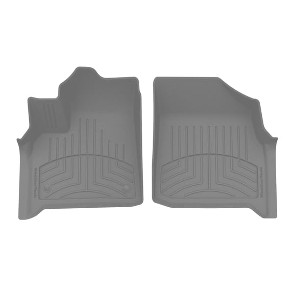 WeatherTech FloorLiner HP Custom Fit Floor Mats compatible with Chevrolet Traverse, Traverse Limited - 1st Row (Driver & Passenger), Grey