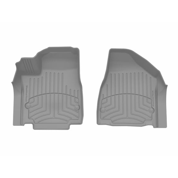 WeatherTech FloorLiner HP Custom Fit Floor Mats compatible with Chrysler Pacifica Hybrid, Pacifica - 1st Row (Driver & Passenger), Grey