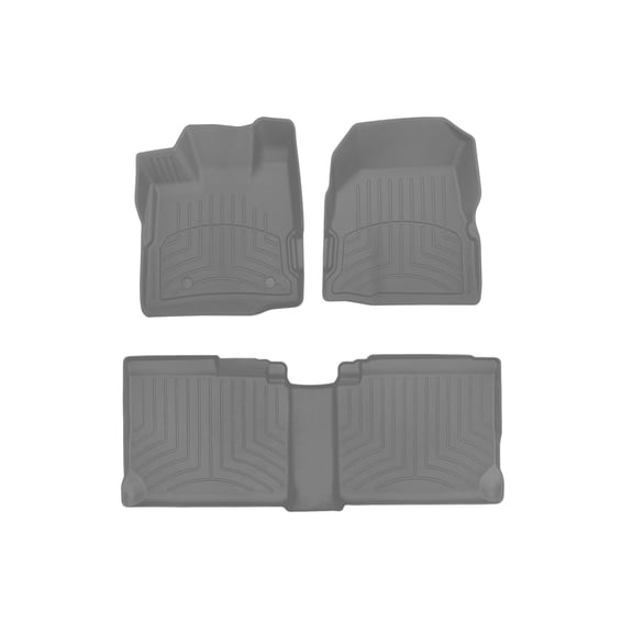WeatherTech FloorLiner HP Custom Fit Floor Mats compatible with Equinox, Terrain - 1st & 2nd Row, Grey