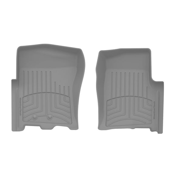 WeatherTech FloorLiner HP Custom Fit Floor Mats compatible with Expedition, Navigator - 1st Row (Driver & Passenger), Grey