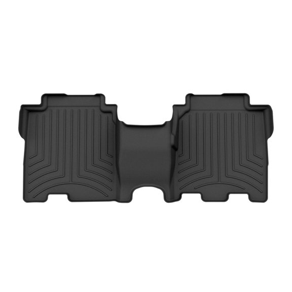 WeatherTech FloorLiner HP Custom Fit Floor Mats compatible with Ford Bronco, Bronco Raptor - 2nd Row, Black