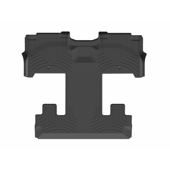 WeatherTech FloorLiner HP Custom Fit Floor Mats compatible with Ford Expedition Max, Expedition - One piece - 2nd and 3rd row coverage, Black