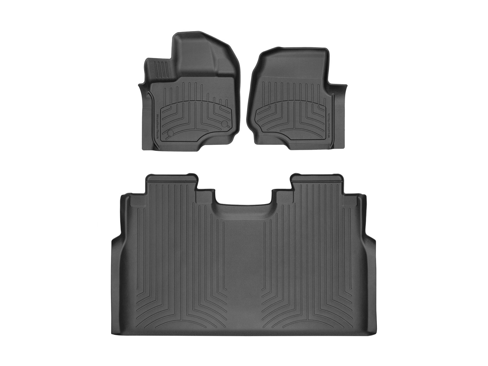 WeatherTech FloorLiner Custom Floor Mats – 1st Row Front, Vehicle Specific, 450441, Made In USA