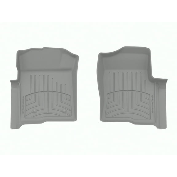 WeatherTech FloorLiner HP Custom Fit Floor Mats compatible with Ford F-150 SVT Raptor, F-150 - 1st Row (Driver & Passenger), Grey