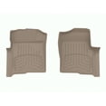 thumbnail image 1 of WeatherTech FloorLiner HP Custom Fit Floor Mats compatible with Ford F-150, F-150 SVT Raptor - 1st Row (Driver & Passenger), Tan, 1 of 4