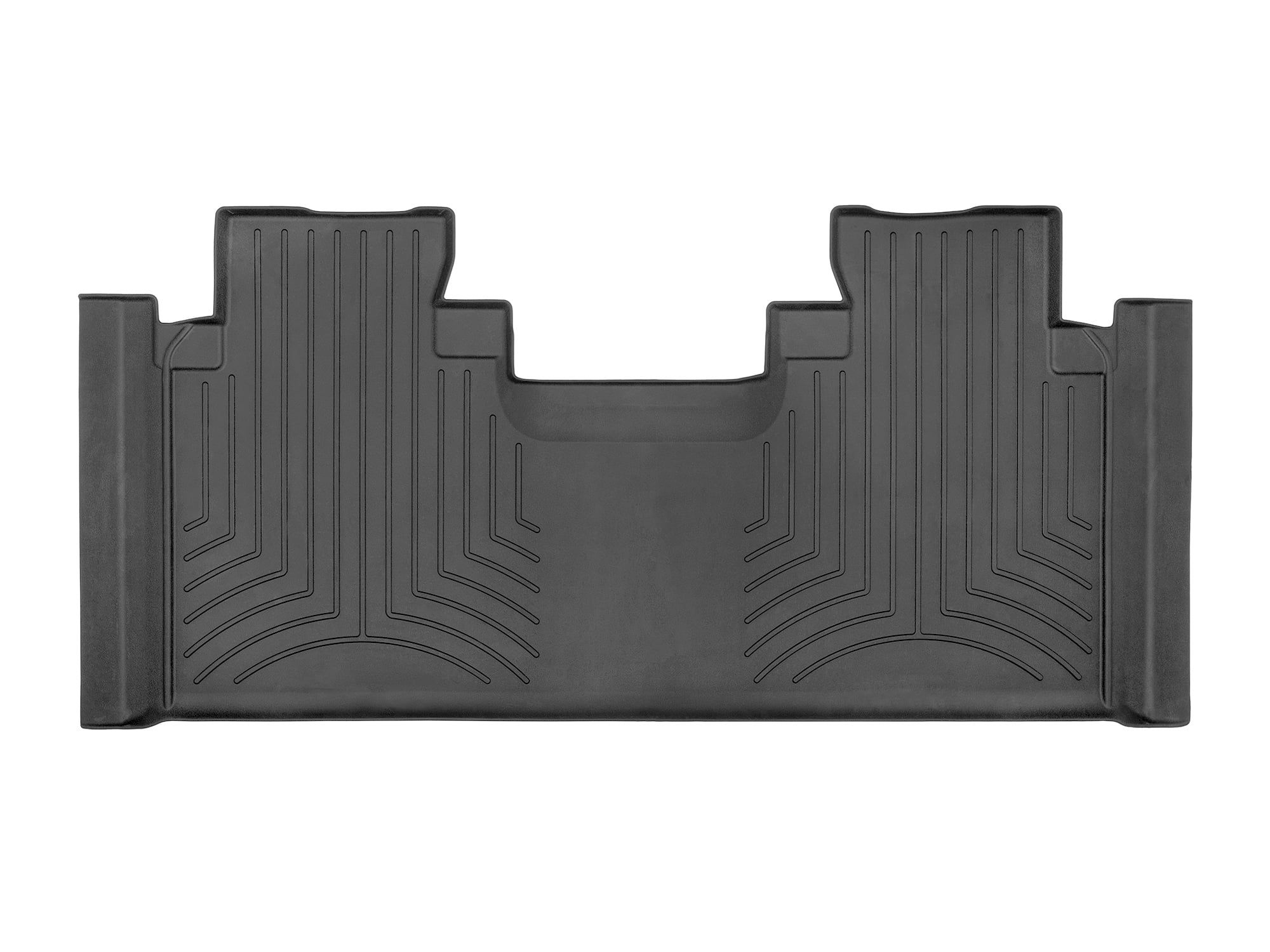 WeatherTech FloorLiner HP Custom Fit Floor Mats compatible with Ford F-150, Super Duty - 2nd Row, Black