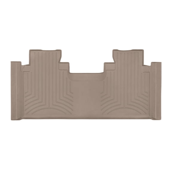 WeatherTech FloorLiner HP Custom Fit Floor Mats compatible with Ford F-150, Super Duty - 2nd Row, Tan
