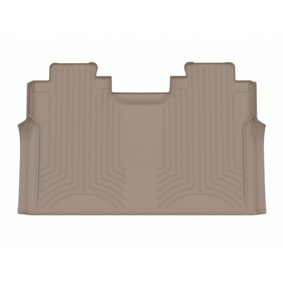 WeatherTech FloorLiner HP Custom Fit Floor Mats compatible with Ford F-150, Super Duty - 2nd Row, Tan