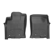 WeatherTech FloorLiner HP Custom Fit Floor Mats compatible with GX, 4Runner - 1st Row Driver & Passenger, Black