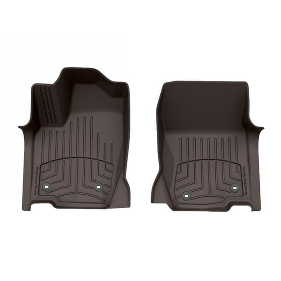 WeatherTech FloorLiner HP Custom Fit Floor Mats compatible with GX, Land Cruiser - 1st Row (Driver & Passenger), Cocoa