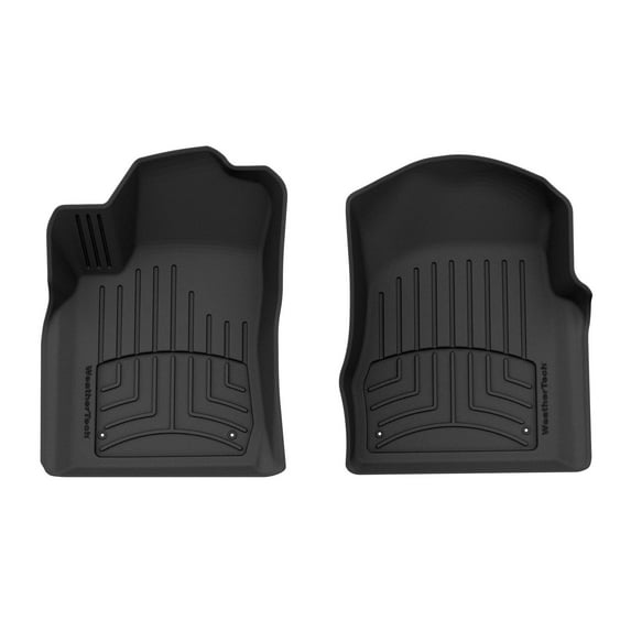 WeatherTech FloorLiner HP Custom Fit Floor Mats compatible with Durango, Grand Cherokee - 1st Row (Driver & Passenger), Black