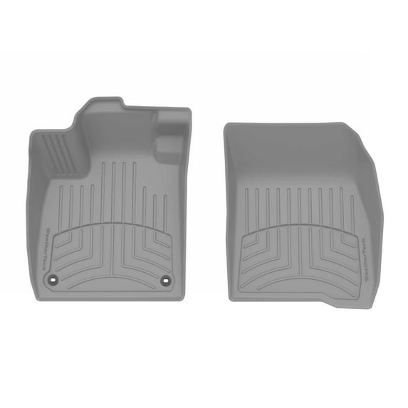 WeatherTech FloorLiner HP Custom Fit Floor Mats compatible with Honda Accord, Accord Hybrid - 1st Row (Driver & Passenger), Grey