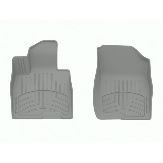 WeatherTech FloorLiner HP Custom Fit Floor Mats compatible with Hyundai Tucson, Santa Cruz, Tucson Hybrid - 1st Row (Driver & Passenger), Grey