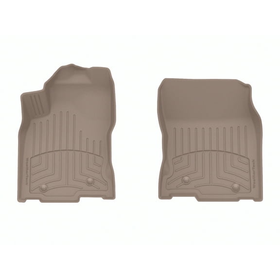 WeatherTech FloorLiner HP Custom Fit Floor Mats compatible with Lexus NX, NX Hybrid - 1st Row (Driver & Passenger), Tan