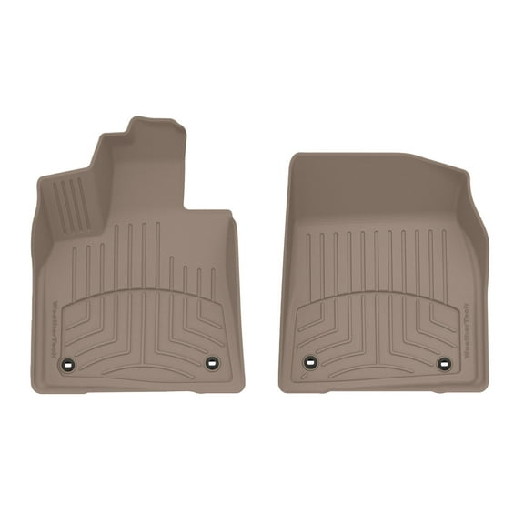 WeatherTech FloorLiner HP Custom Fit Floor Mats compatible with Lexus RX, RX Hybrid - 1st Row (Driver & Passenger), Tan