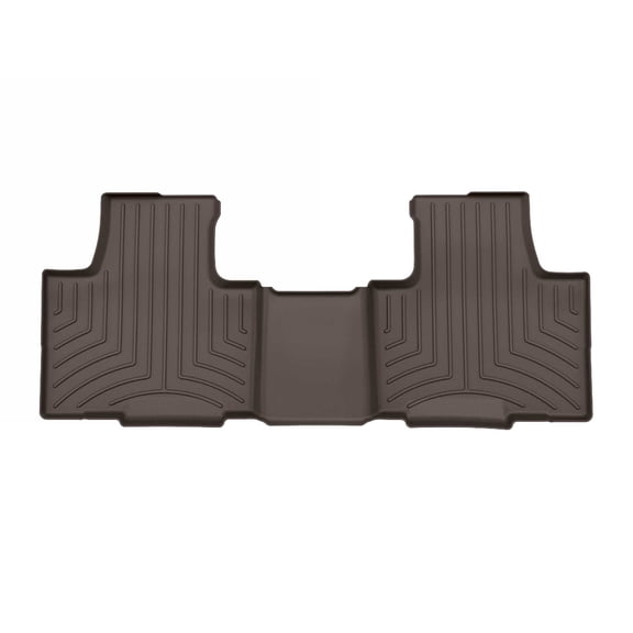 WeatherTech FloorLiner HP Custom Fit Floor Mats compatible with Lexus TX 500h, TX, tx500hplus - 2nd Row, Cocoa