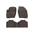 thumbnail image 1 of WeatherTech FloorLiner HP Custom Fit Floor Mats compatible with Lincoln MKX, Nautilus - 1st & 2nd Row, Cocoa, 1 of 5