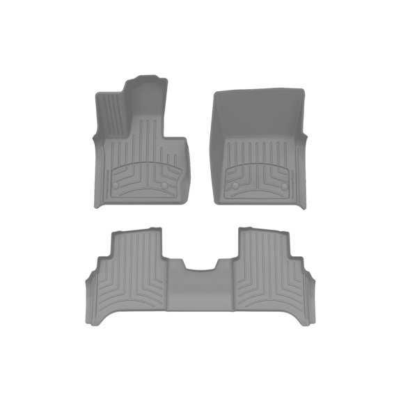 WeatherTech FloorLiner HP Custom Fit Floor Mats compatible with Mercedes G-Class SUV, AMG G 63 SUV - 1st & 2nd Row, Grey