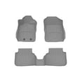 thumbnail image 1 of WeatherTech FloorLiner HP Custom Fit Floor Mats compatible with Subaru Crosstrek, Impreza - 1st & 2nd Row, Grey, 1 of 4