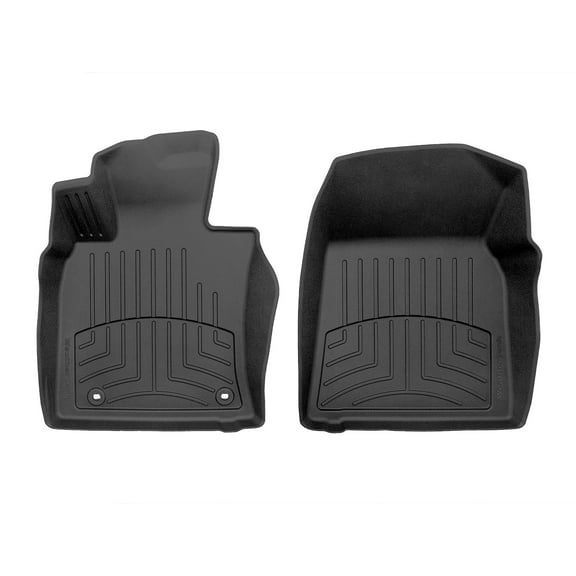 WeatherTech FloorLiner HP Custom Fit Floor Mats compatible with Toyota Camry Hybrid, Camry - 1st Row (Driver & Passenger), Black