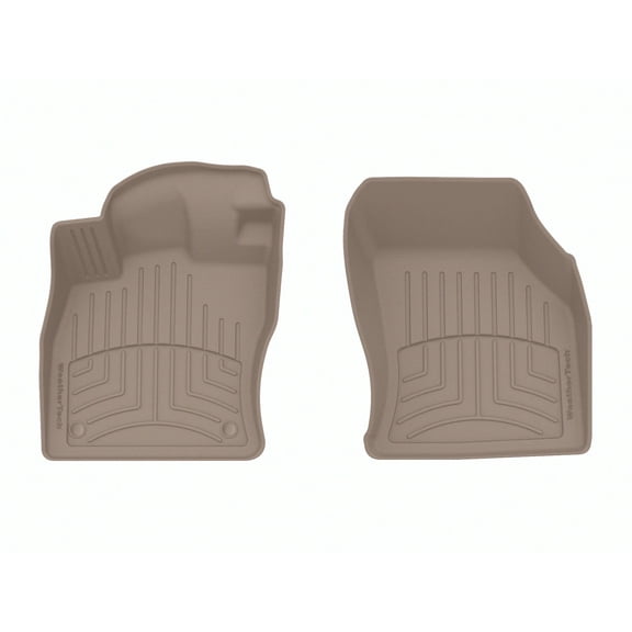 WeatherTech FloorLiner HP Custom Fit Floor Mats compatible with VW Jetta GLI, Jetta - 1st Row (Driver & Passenger), Tan