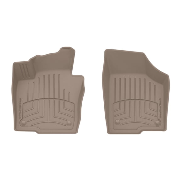 WeatherTech FloorLiner HP Custom Fit Floor Mats compatible with VW Jetta, Jetta GLI, Beetle - 1st Row (Driver & Passenger), Tan