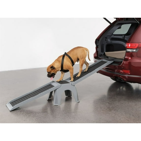 WeatherTech Plastic Universal Easy Ramp, Gray, for pets up to 300 lbs, 42 in long