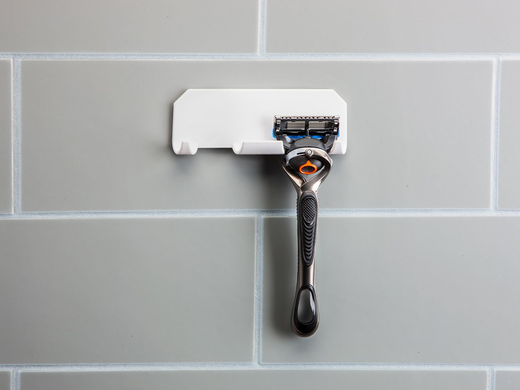 WeatherTech Waterproof Bathroom Organizer, Dual Razor Holder, Wall ...