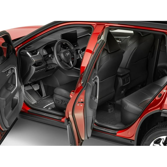 WeatherTech SillProtector - Custom Fit Impact Resistant Auto Door Sill Protection compatible with Toyota RAV4 Hybrid, RAV4, RAV4 Prime - 4 Door Set, Black