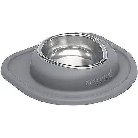 WeatherTech Single Low Pet Feeding System - Heavy-Duty Dog & Cat Food/Water Bowl - 16 oz (2 Cups) Dark Grey (SL1602DG)