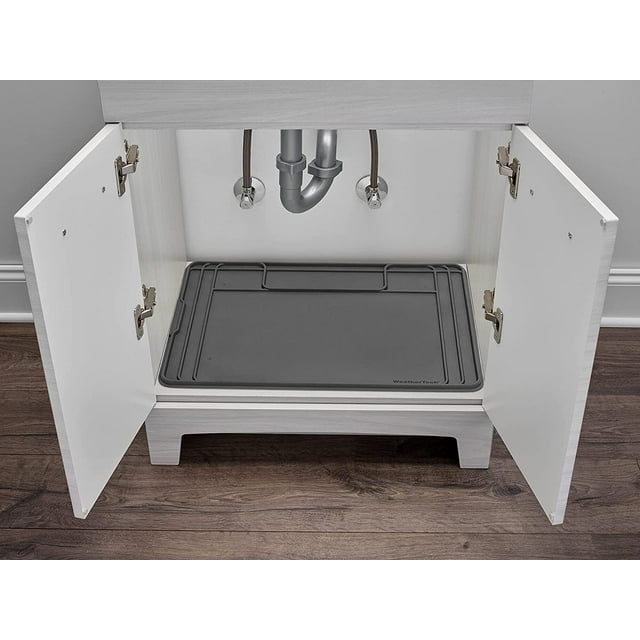 WeatherTech SinkMat Waterproof Under The Sink Bathroom Vanity Mat, 28