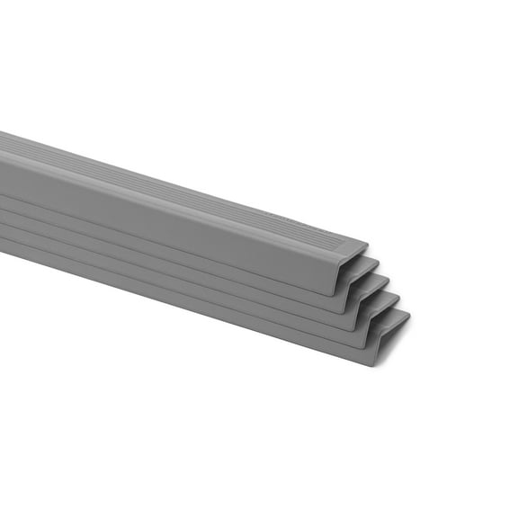 WeatherTech StairEdge - Non-Slip, Self-adhesive Staircase Step Edge Protector in Grey, 35.5" Inch - 5 pack