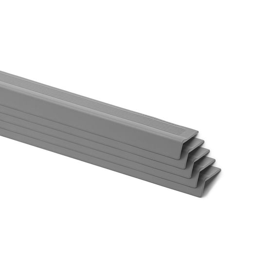 WeatherTech StairEdge - Non-Slip, Self-adhesive Staircase Step Edge Protector in Grey, 35.5" Inch - 5 pack