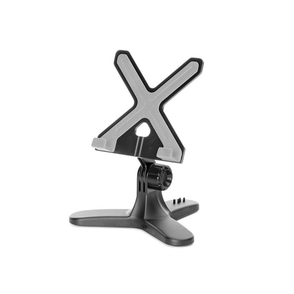 WeatherTech TabletHolder - Tablet Holder for Desktop, Tabletop or Kitchen Counter Top Non Slip Multi Surface Holder - Black/Grey