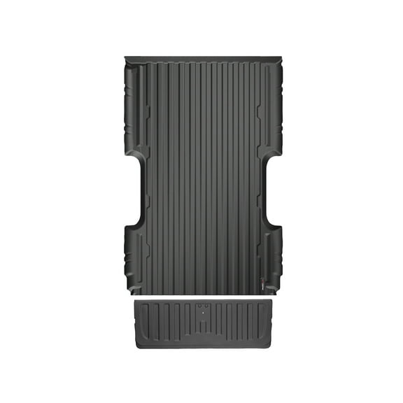 WeatherTech TechLiner Truck Bed Liner compatible with Sierra 1500, Sierra, Sierra 2500HD/3500HD, Silverado, Silverado 1500, Silverado 2500HD/3500HD - Complete Set (Bed Liner and Tailgate Liner), Black