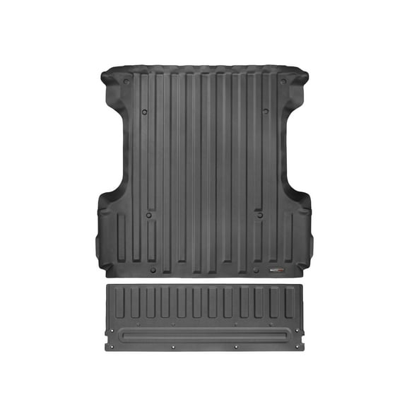 WeatherTech TechLiner Truck Bed Liner compatible with Ford F-150 SVT Raptor, F-150 - Complete Set (Bed Liner and Tailgate Liner), Black