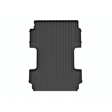 Topline Rubber Truck Bed Mat Liner – 8ft Long Bed, 2007-2018 Silverado/Sierra Long Cab, Black