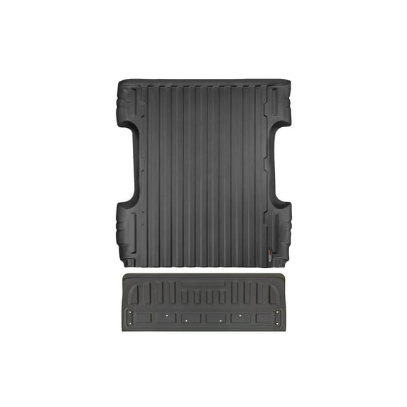 WeatherTech TechLiner Truck Bed Liner compatible with Sierra 1500, Silverado 1500 - Complete Set (Bed Liner and Tailgate Liner), Black