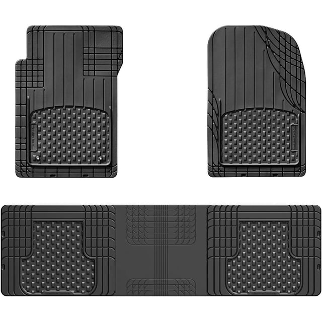 WeatherTech TrimtoFit Floor Mat Semi Universal Vehicle Mats 1st & 2nd Row 3Piece Set