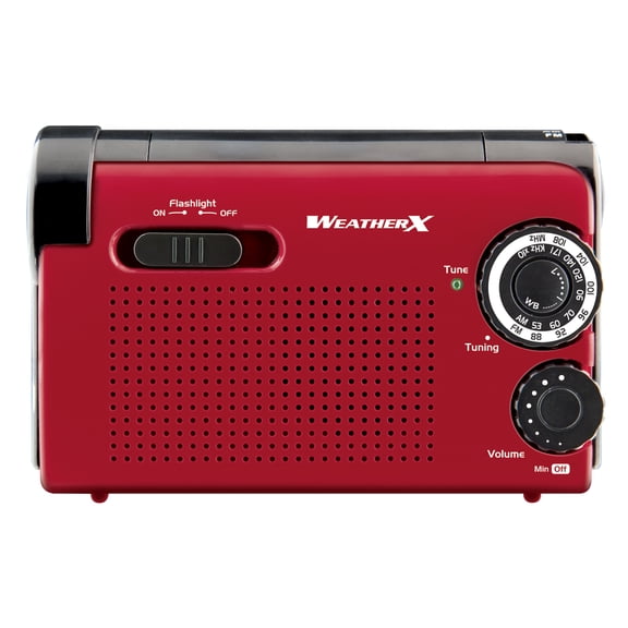 WeatherX Weatherband AM/FM Radio and Flashlight, WR182R