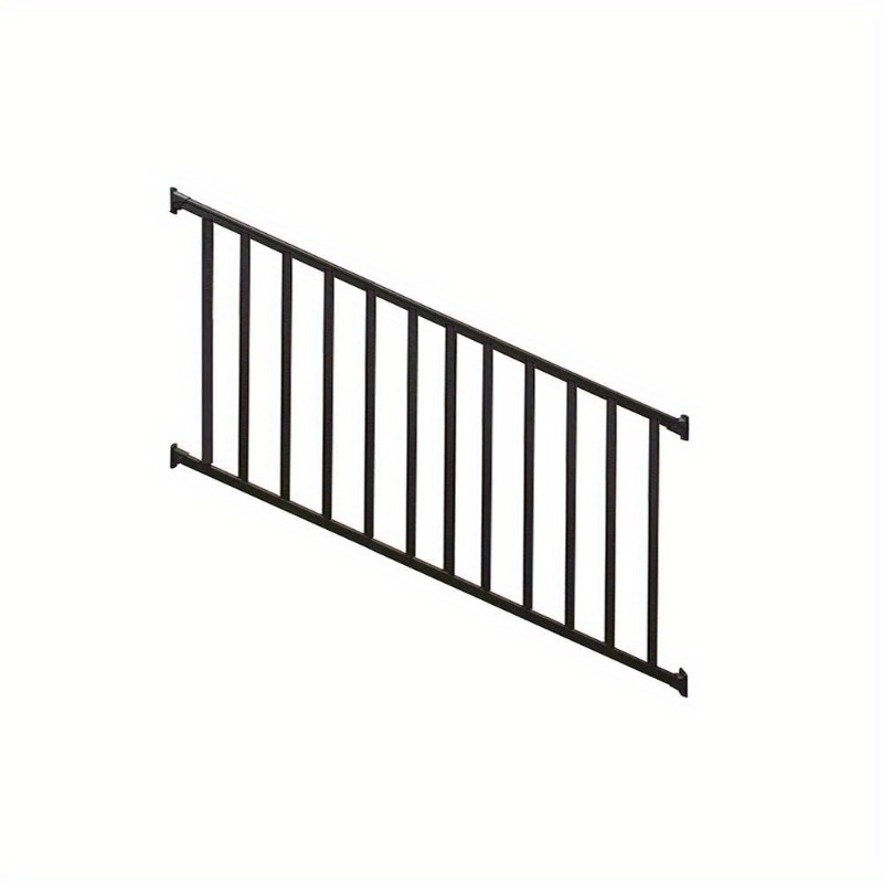 Concrete Railing Kit Weatherables Stanford Railing Kit Aluminum Indoor and Outdoor Stair ...
