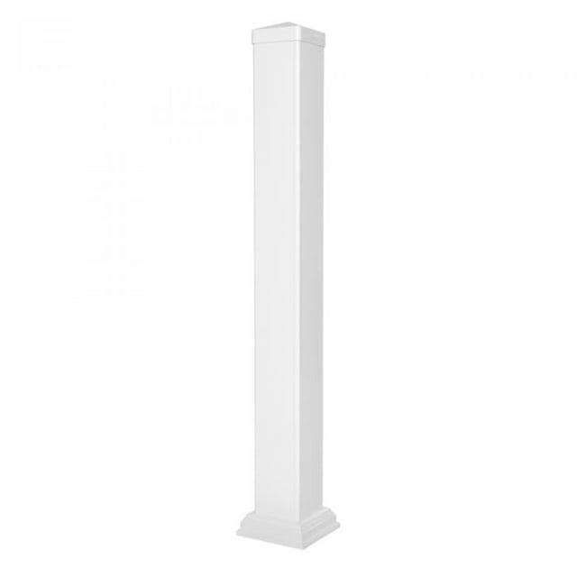 Weatherables Vinyl Railing Posts, Vinyl Post Kit 4 in. x 4 in. x 45 in