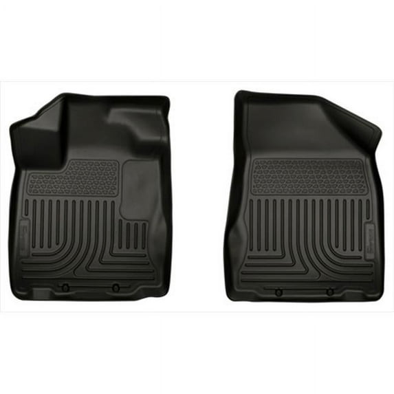 Weatherbeater Series Thermoplastic Olefin Black Front Floor Liners