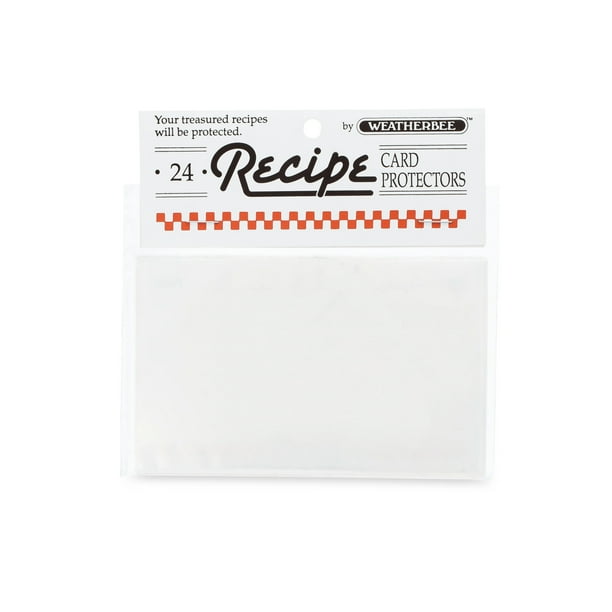 Weatherbee Recipe Card Protectors
