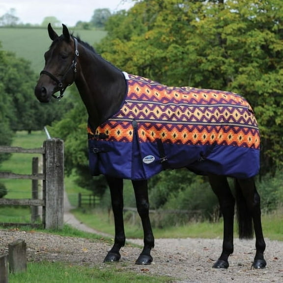 Weatherbeeta Comfitec Essential Standard Neck Turnout Blanket (220g Medium), Diamond Print, Size: 72
