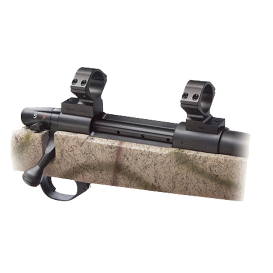 Weatherby Vanguard Mount with Rings, Medium, 1 in, Black